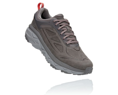 Sapatilhas Hoka One One Challenger Low GORE-TEX Portugal - Sapatilhas Trail Homem Cinzentas - PUOMCG-432